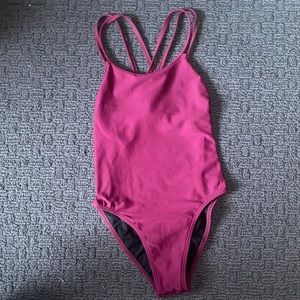 Jolyn “Kai” Onesie - Cabernet Size 28